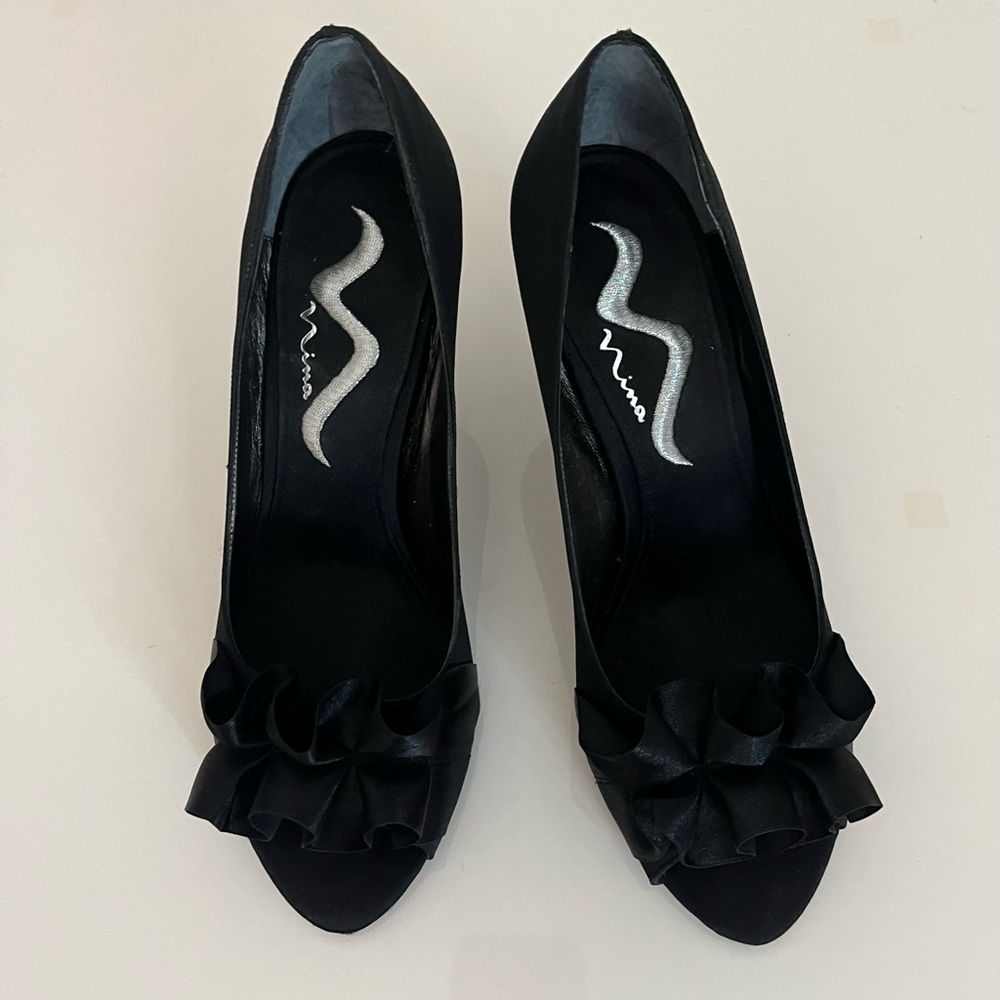 Nina Elegant Black Women's Heels